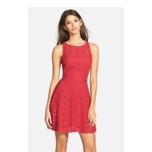 Gorgeous Red Lace BB Dakota Dress